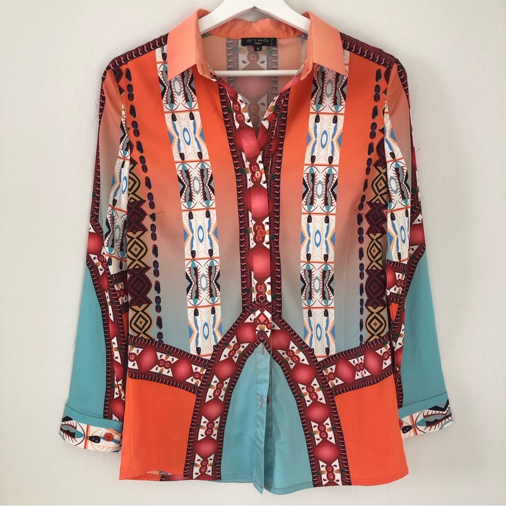 Vintage Etro Milano Silk Blouse